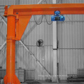 Capacity 5 ton floor mounted jib crane for warehouse